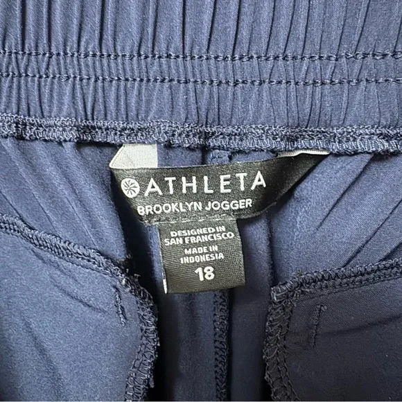 Athleta Brooklyn Jogger Navy Blue Size 18 - Picture 11 of 12